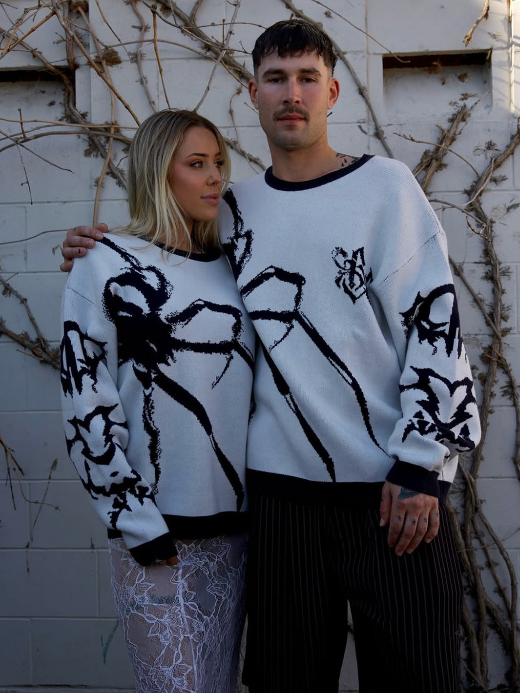 BONES CRAWLER KNIT - TWO TONE