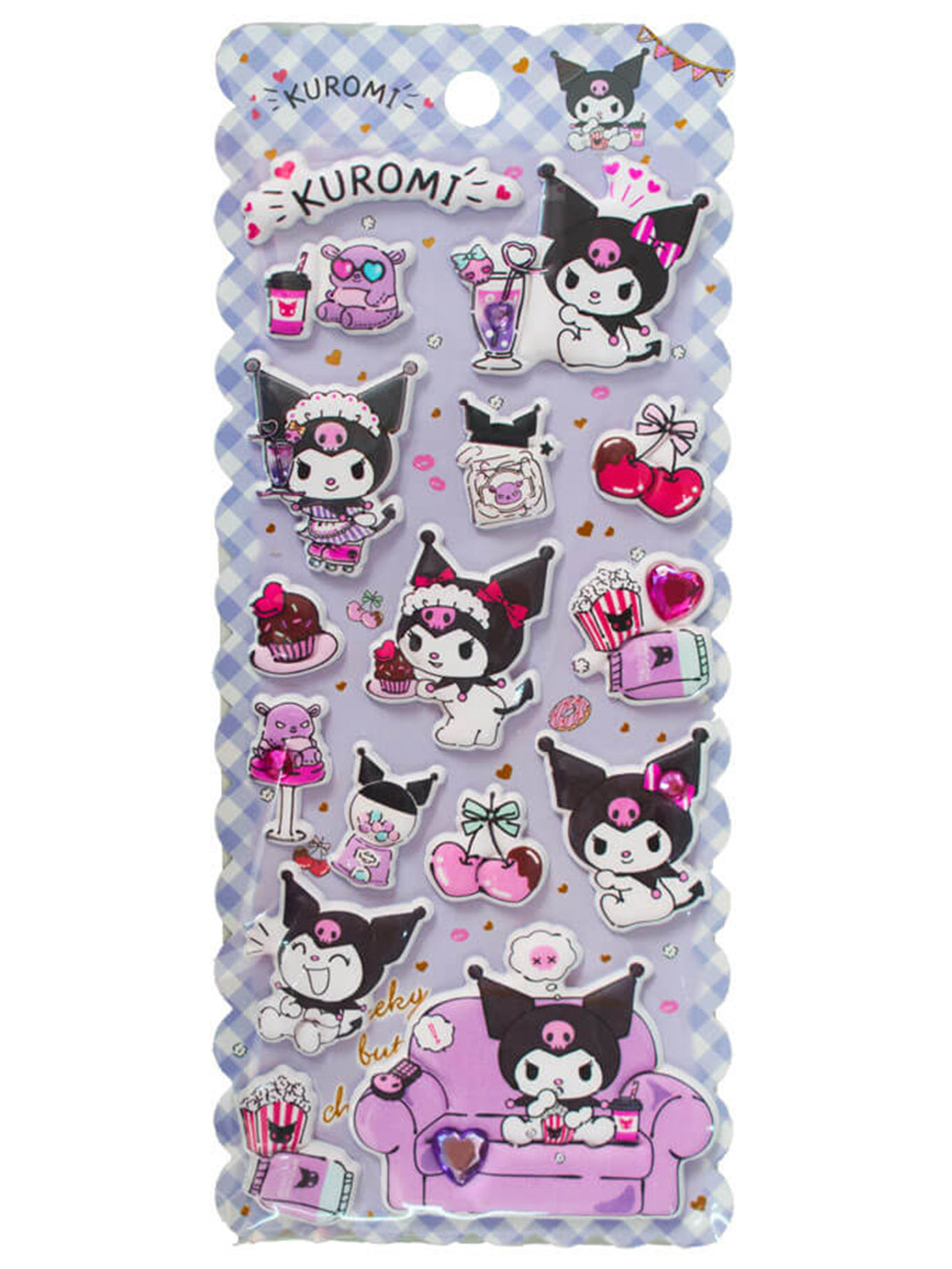KUROMI PUFFY STICKERS