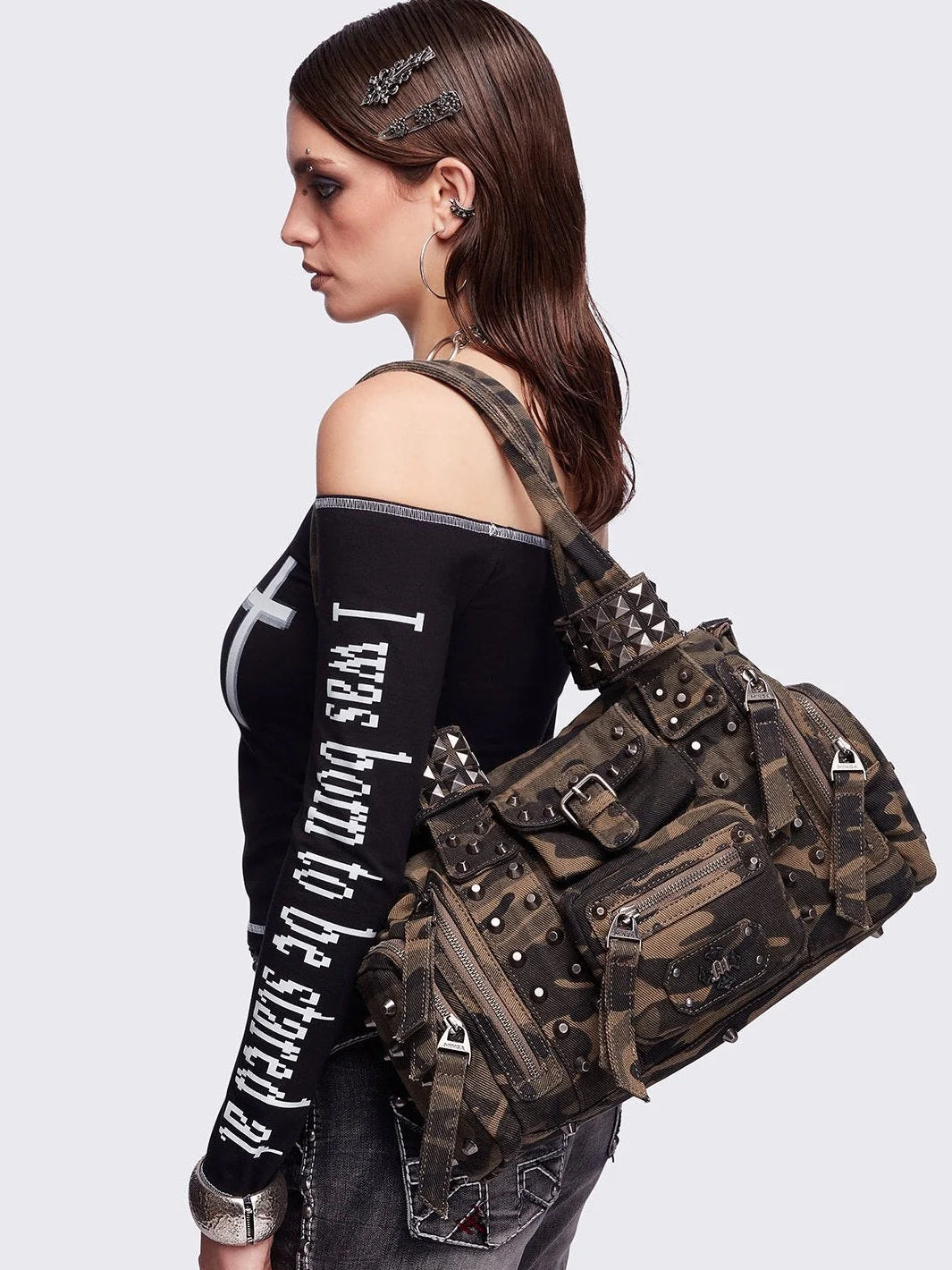 MYRRH CAMO SHOULDER BAG