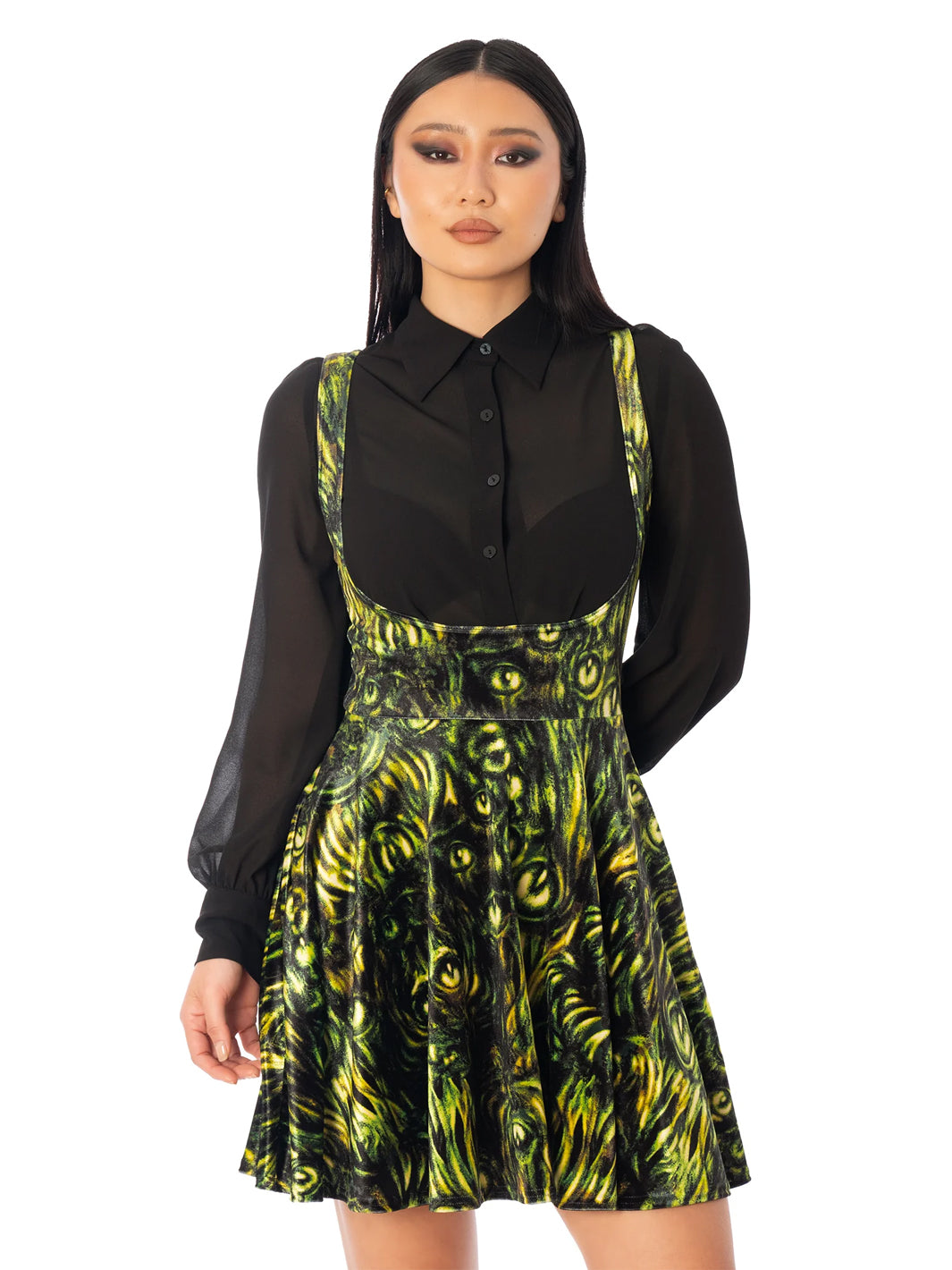 Mesmereyes Velvet Underbust Dress