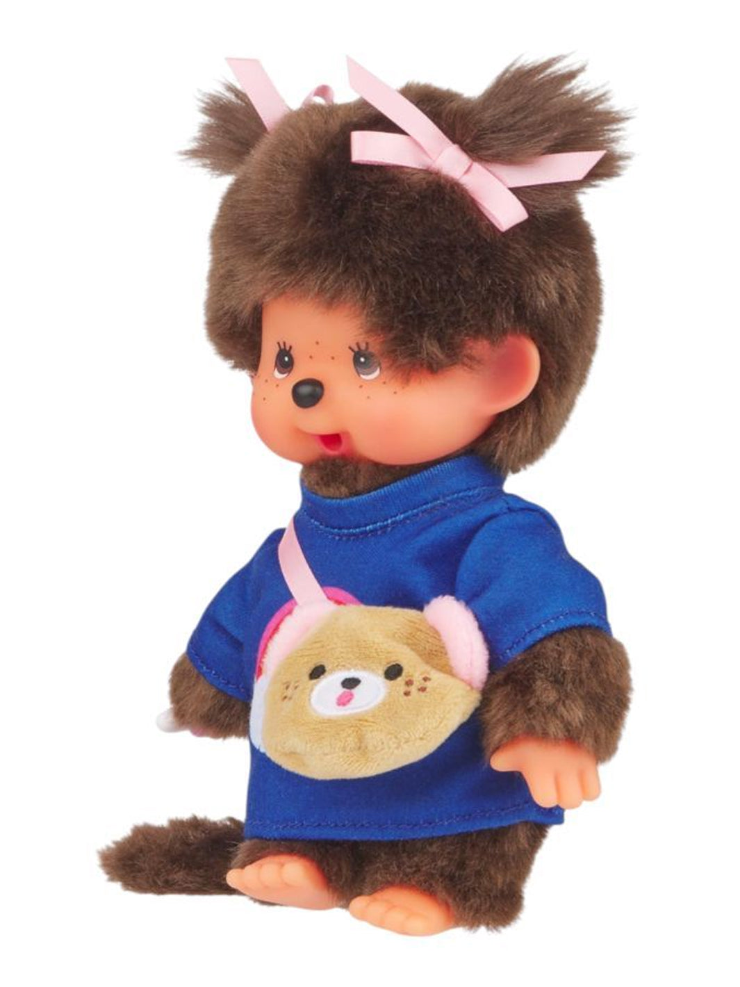 MONCHHICHI GIRL KAWAII MESSENGER BAG PUSH DOLL