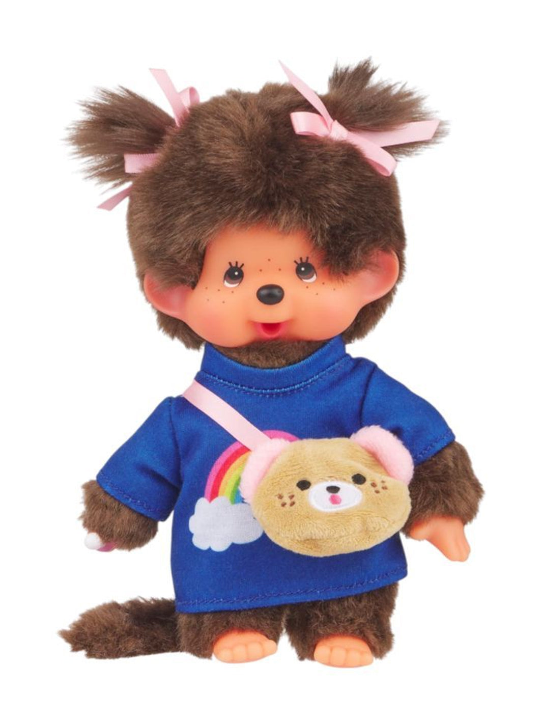 MONCHHICHI GIRL KAWAII MESSENGER BAG PUSH DOLL