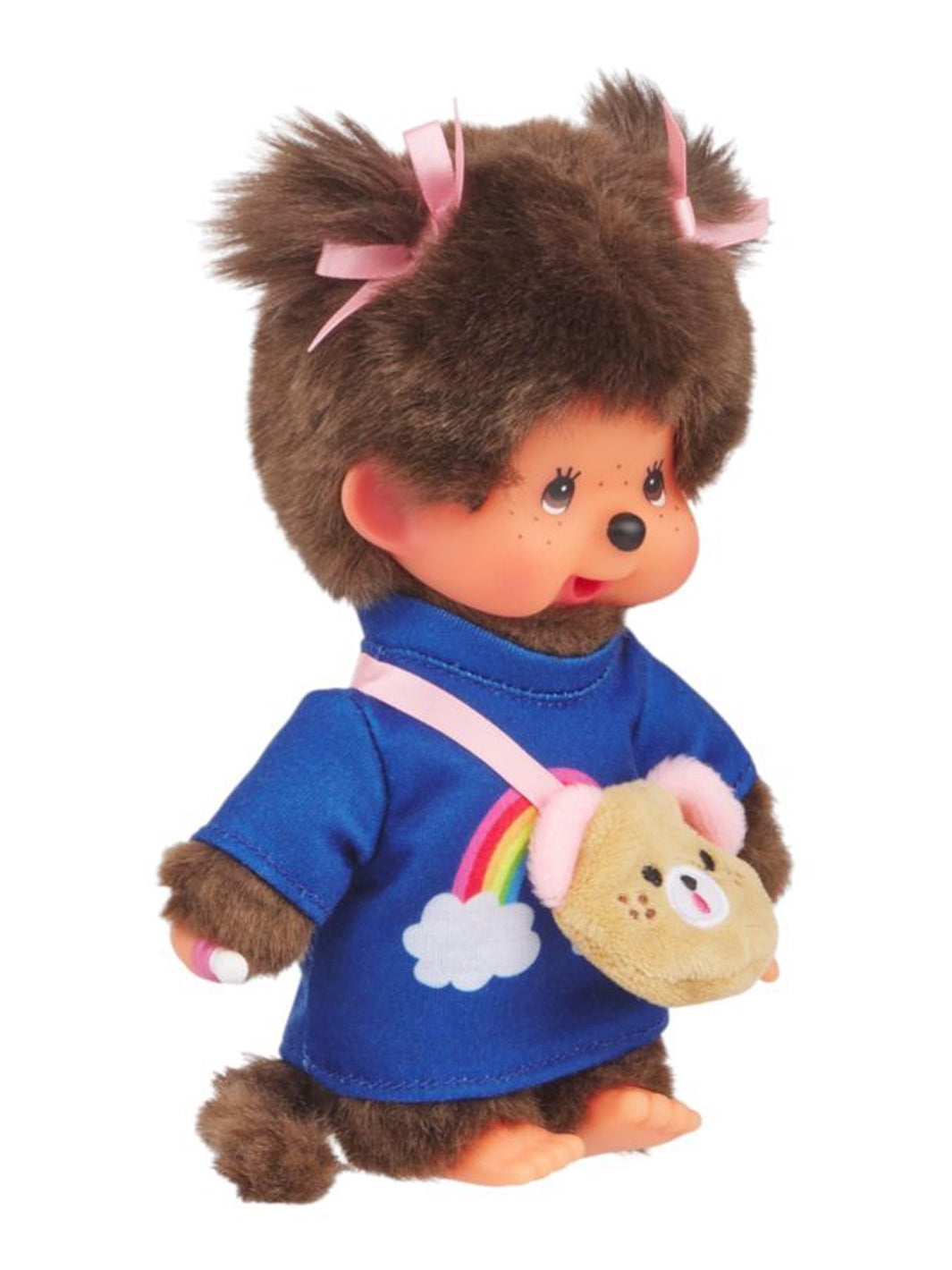 MONCHHICHI GIRL KAWAII MESSENGER BAG PUSH DOLL