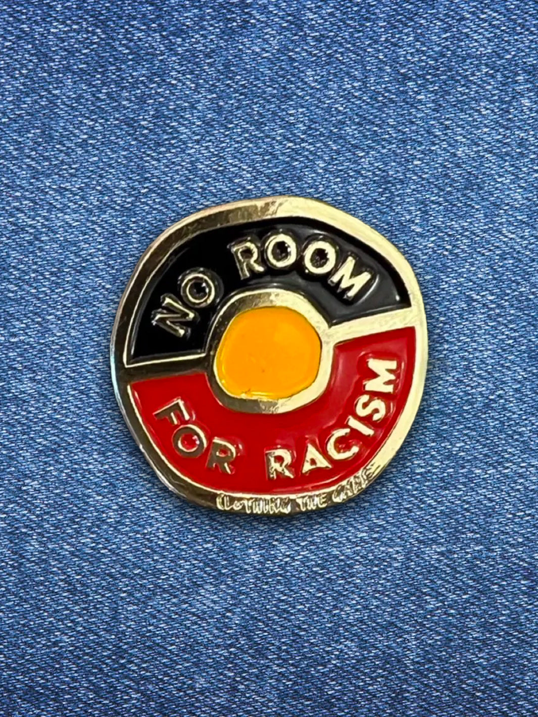 NO ROOM FOR RACISM PIN