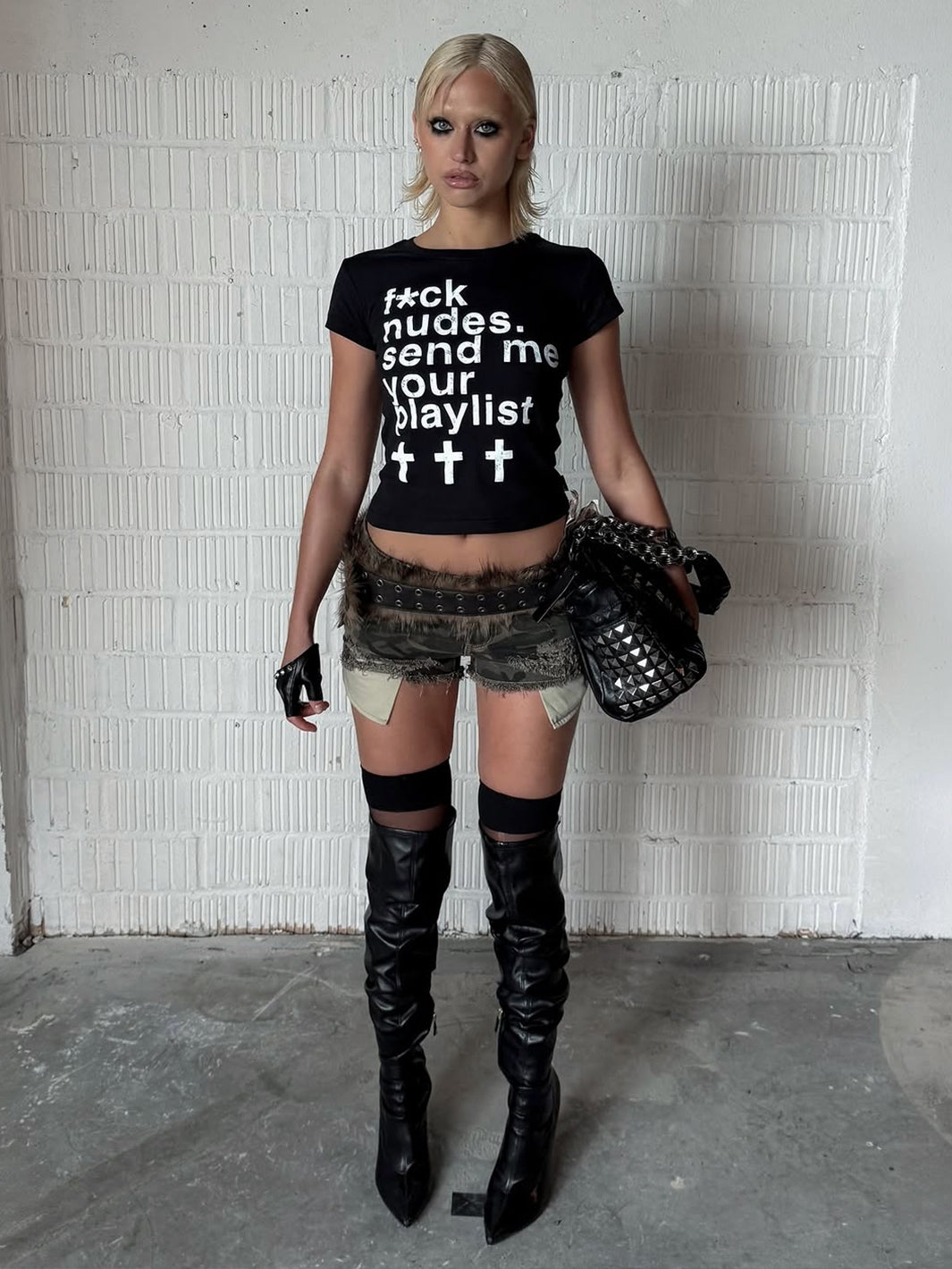 SEND ME YOUR PLAYLIST BABY TEE