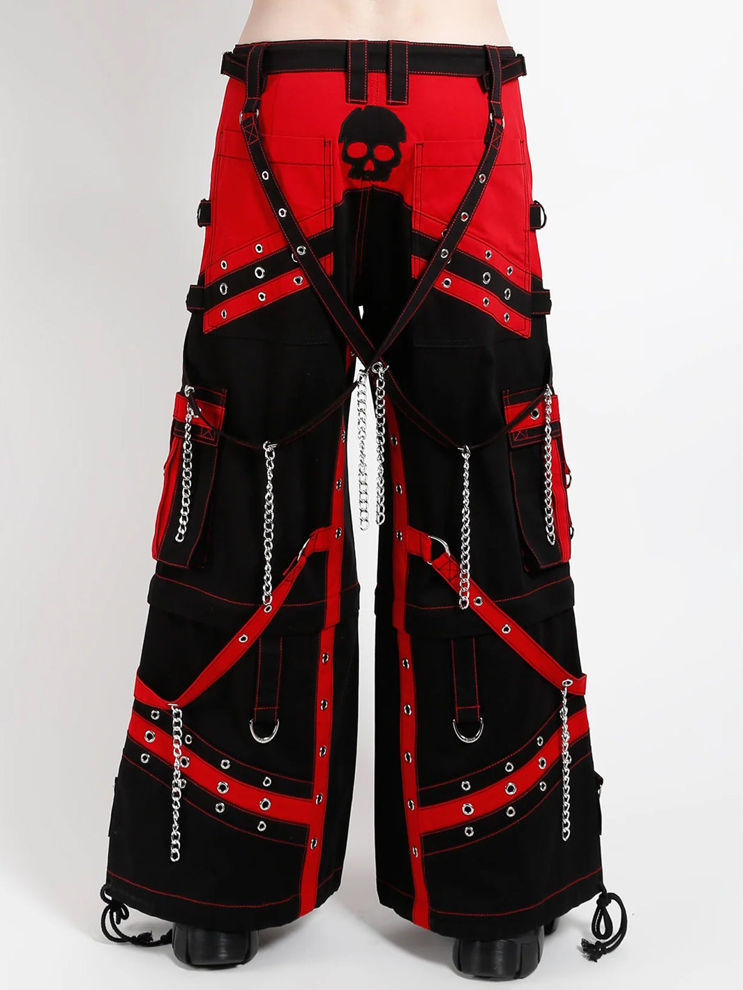 OFF TRACK PANT - BLACK/RED
