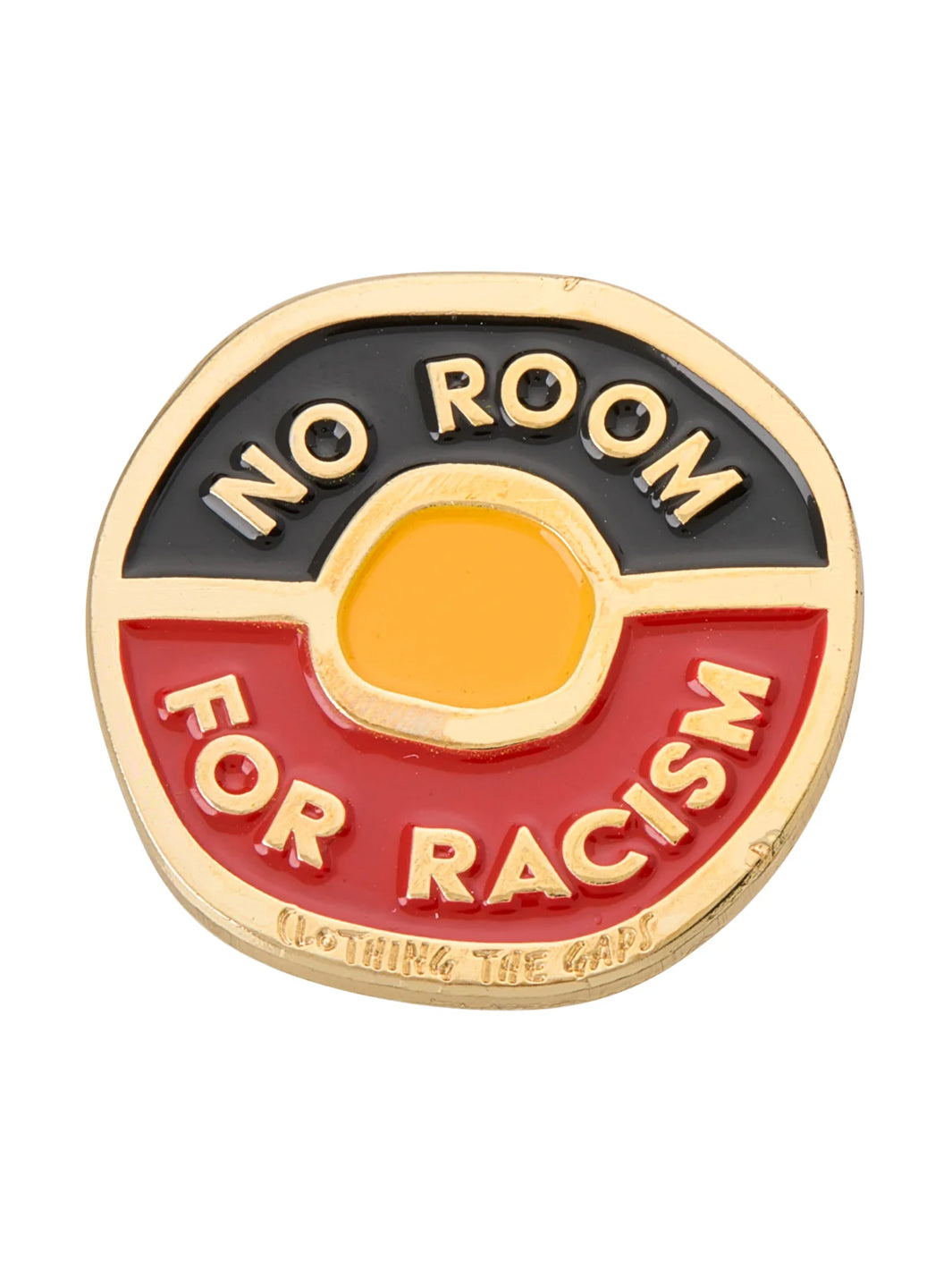 NO ROOM FOR RACISM PIN