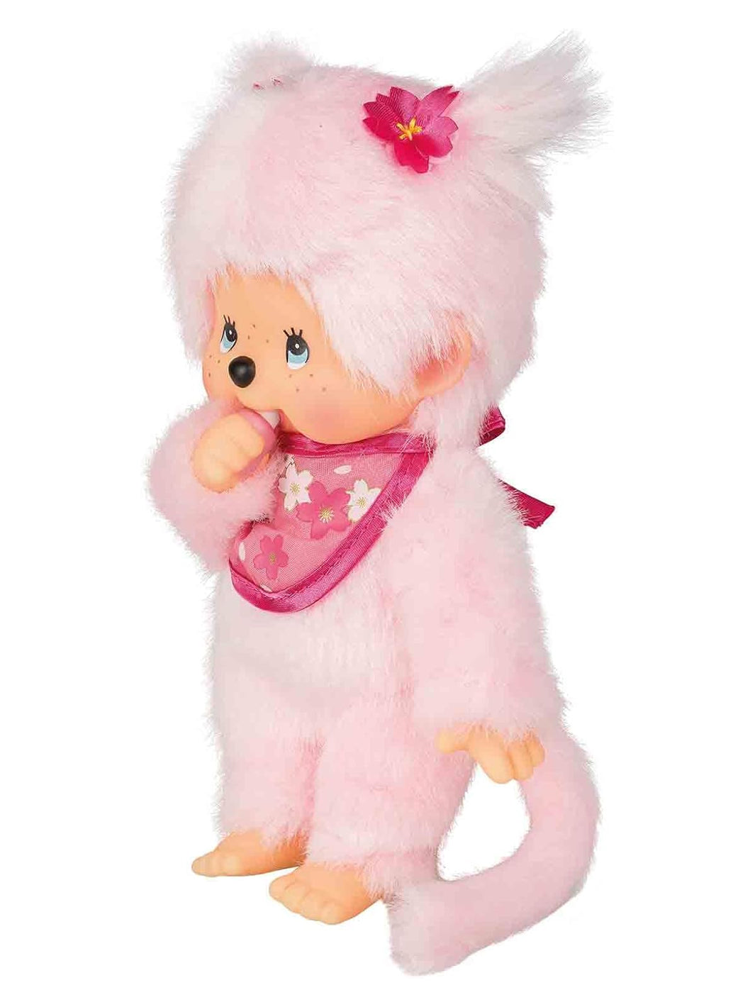 MONCHHICHI PINK SAKURA GIRL PLUSH DOLL
