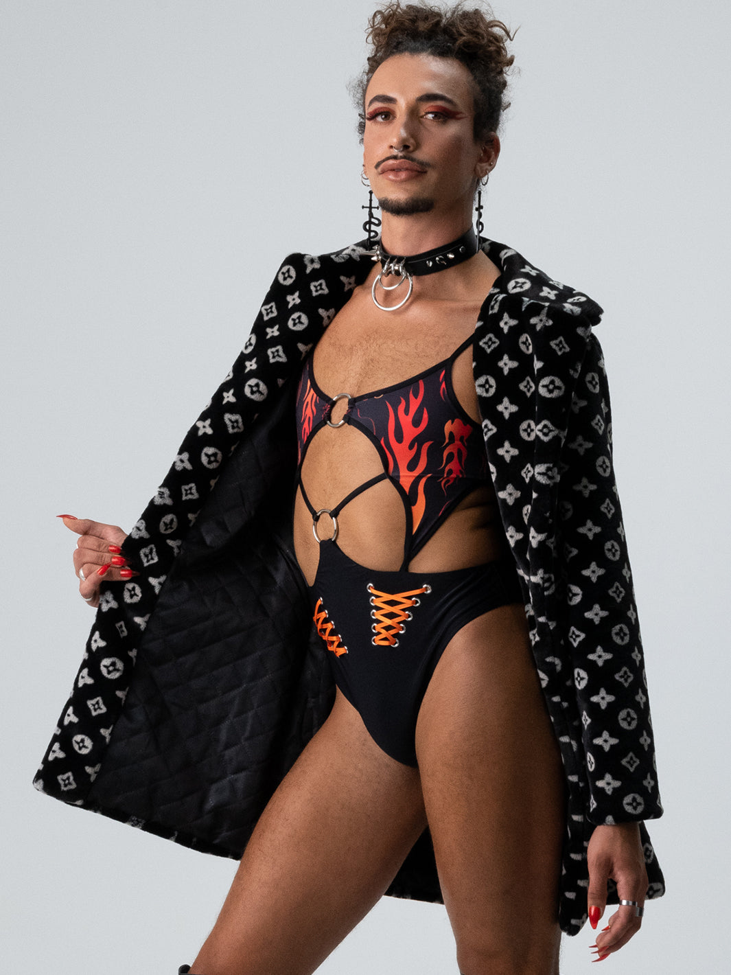 RICH BITCH FAUX FUR JACKET - BLACK ✰ MADE 4 U ✰