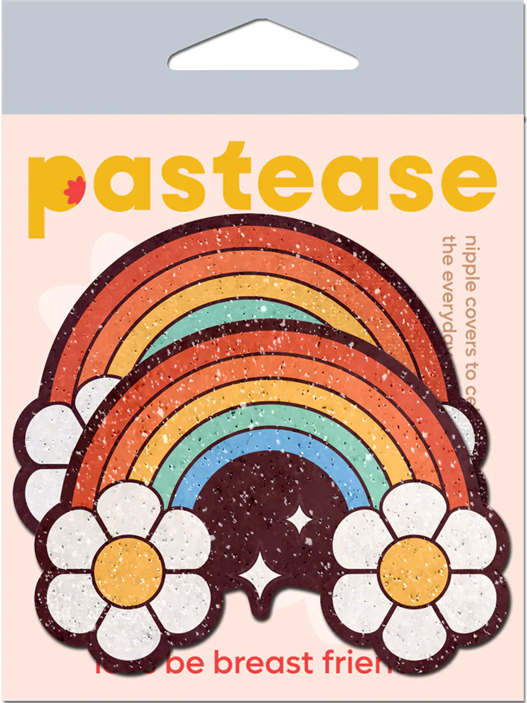 RAINBOW FLOWER NIPPLE PASTIES