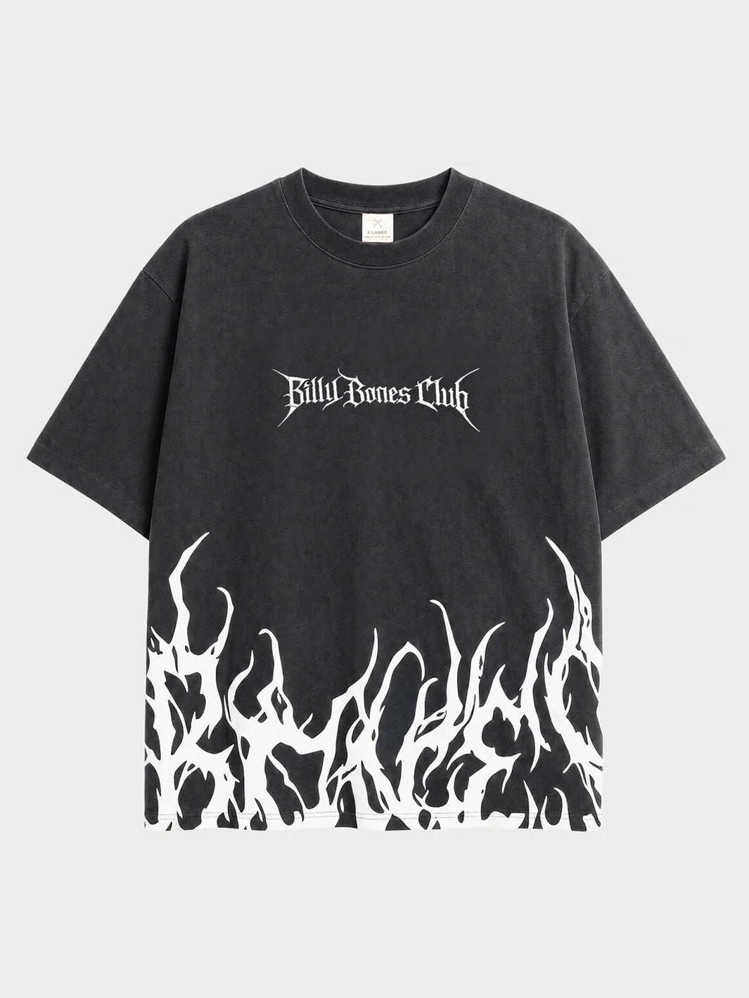 ROCKER LOGO TEE - WASHED BLACK