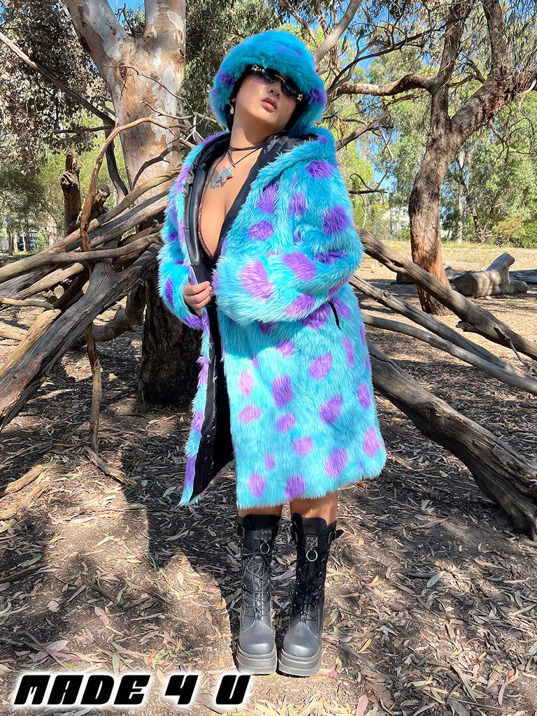 SULLY HOODED FAUX FUR JACKET ✰ MADE 4 U ✰ – TIBBS & BONES