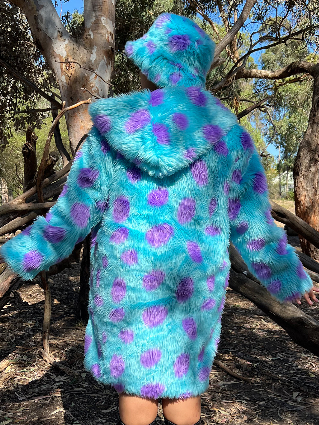monsters inc sully jacket SULLY HOODED FAUX FUR JACKET ✰ MADE 4 U ✰ – TIBBS & BONES