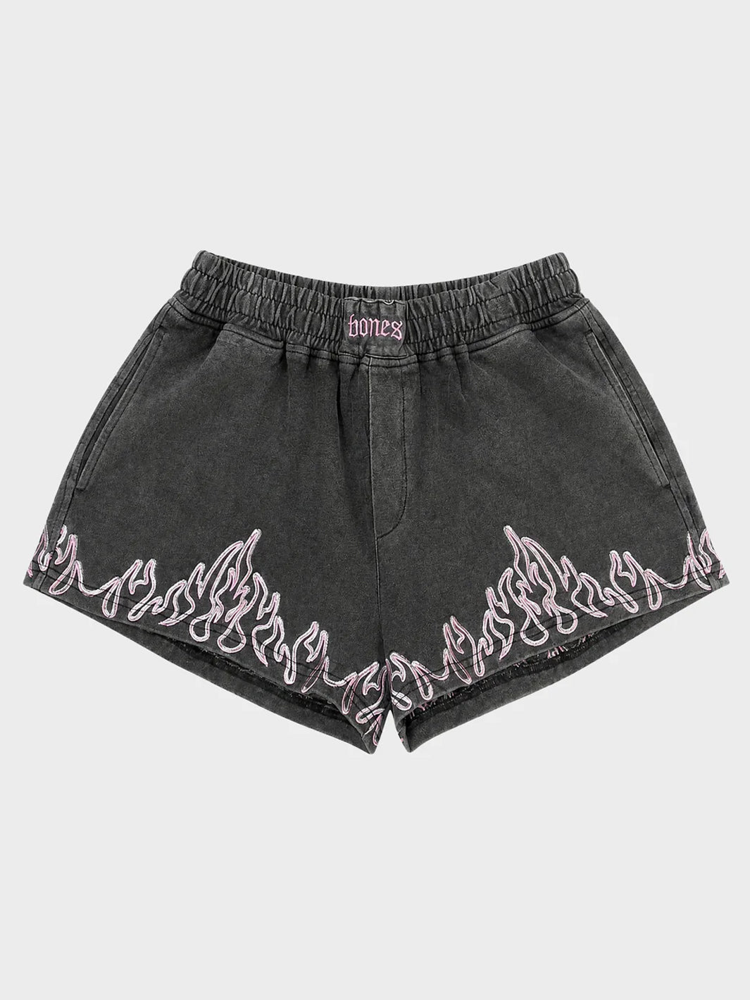 SALOON BOOTY BURNERS - WASHED BLACK/PINK