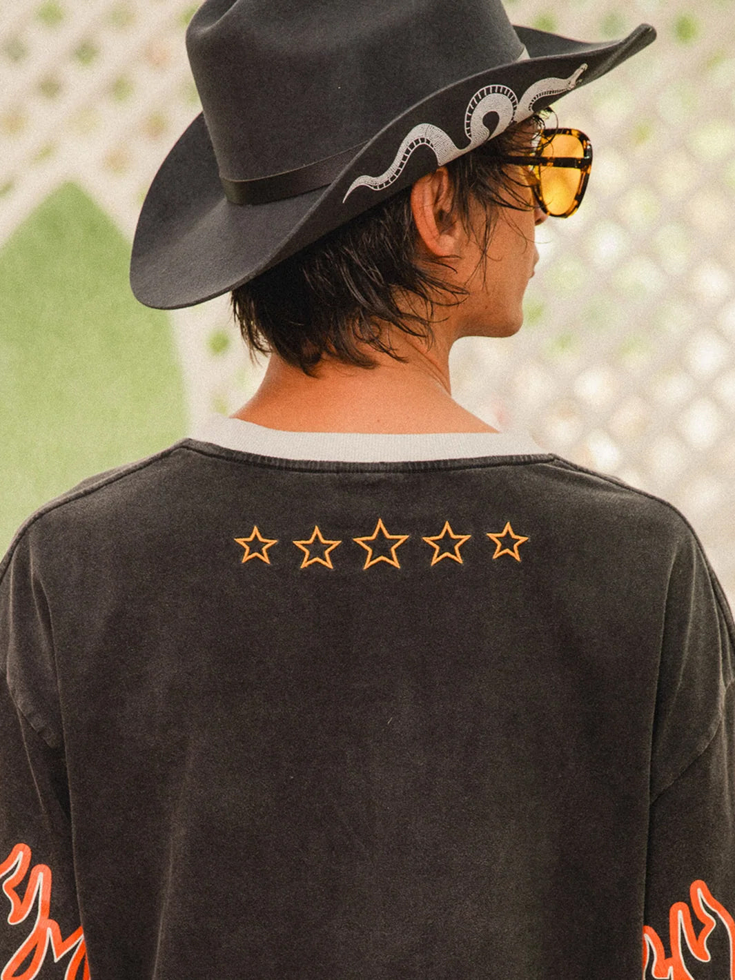 SERPENT COWBOY HAT - CHARCOAL