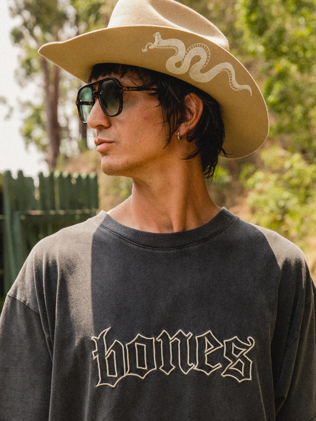 SERPENT COWBOY HAT - CARAMEL