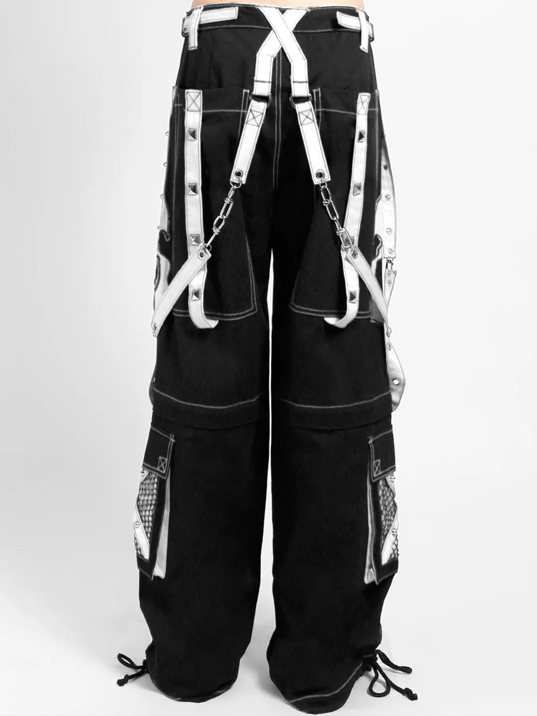 SCARE DARK STREET PANT - BLACK/WHITE
