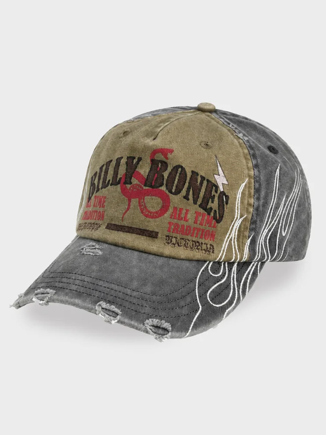 SERPENT MACHINE CAP - WASHED BLACK