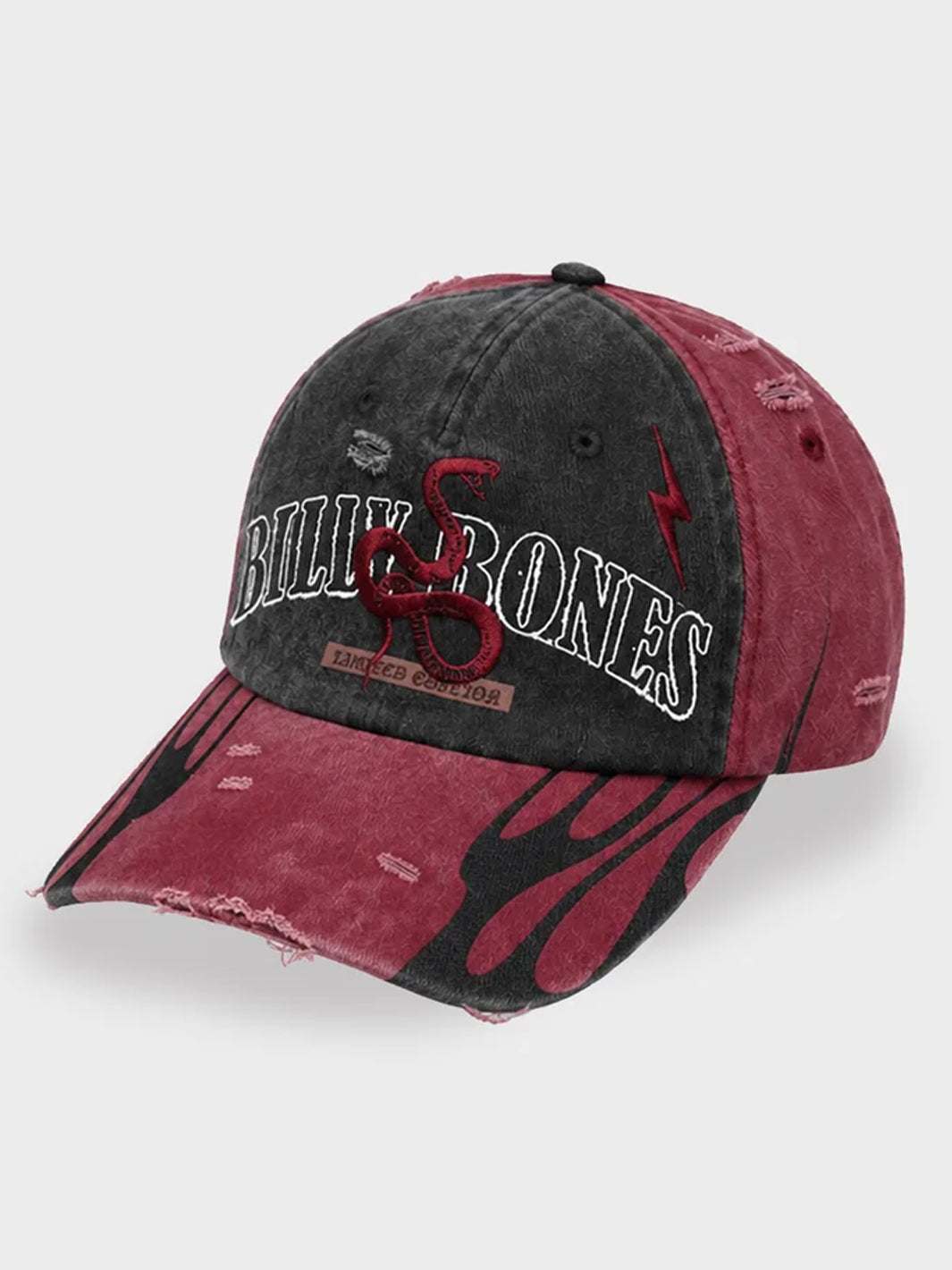 SERPENT MACHINE CAP - WASHED RED