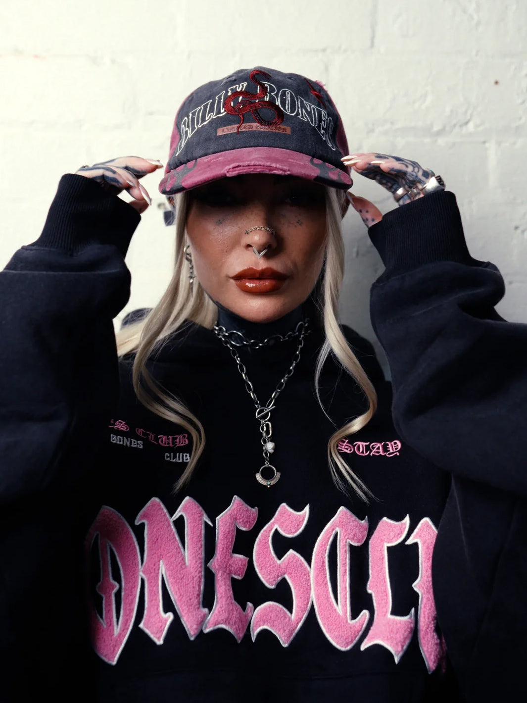 SERPENT MACHINE CAP - WASHED RED