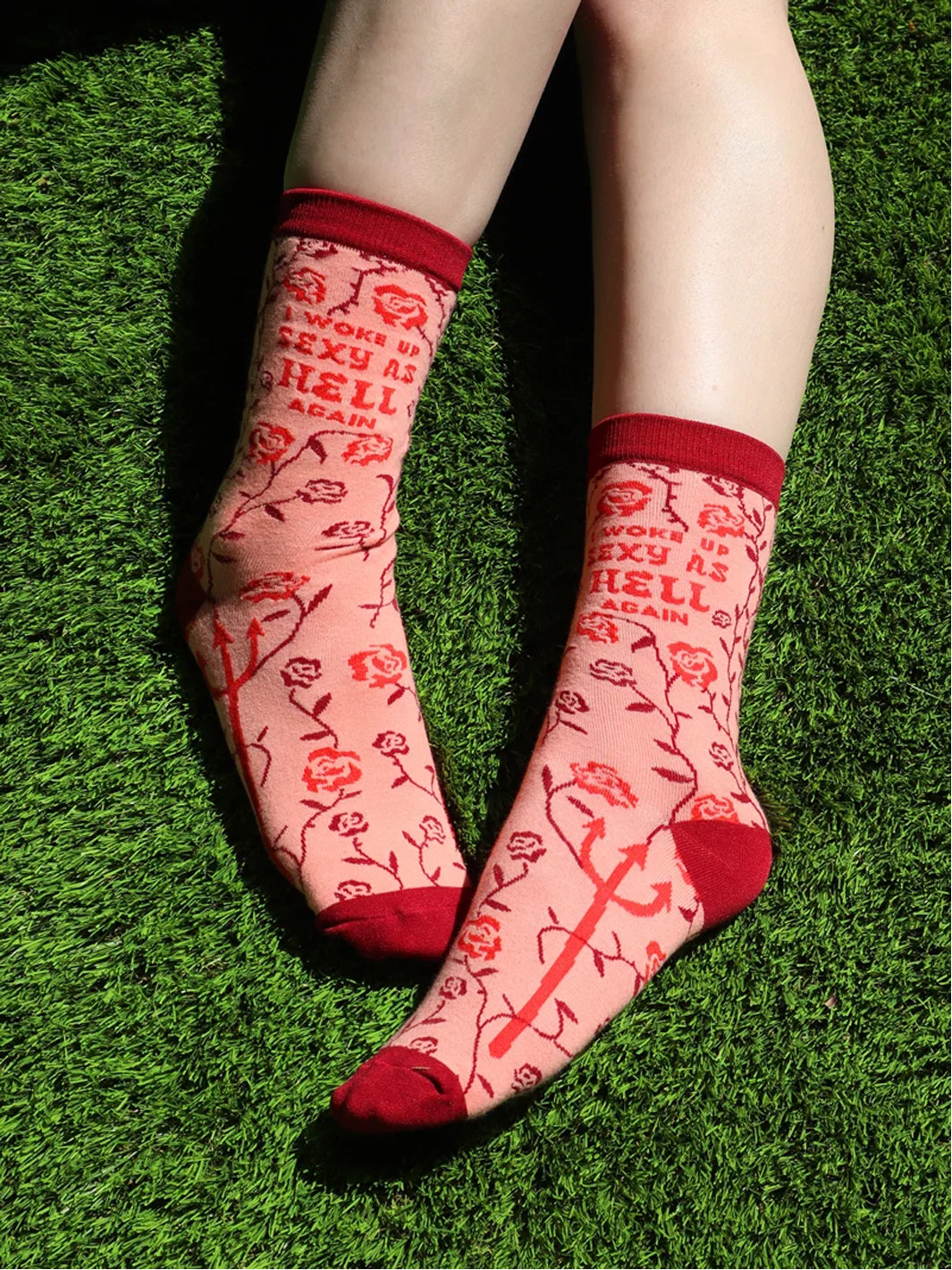 I WOKE UP SEXY AS HELL AGAIN SOCKS