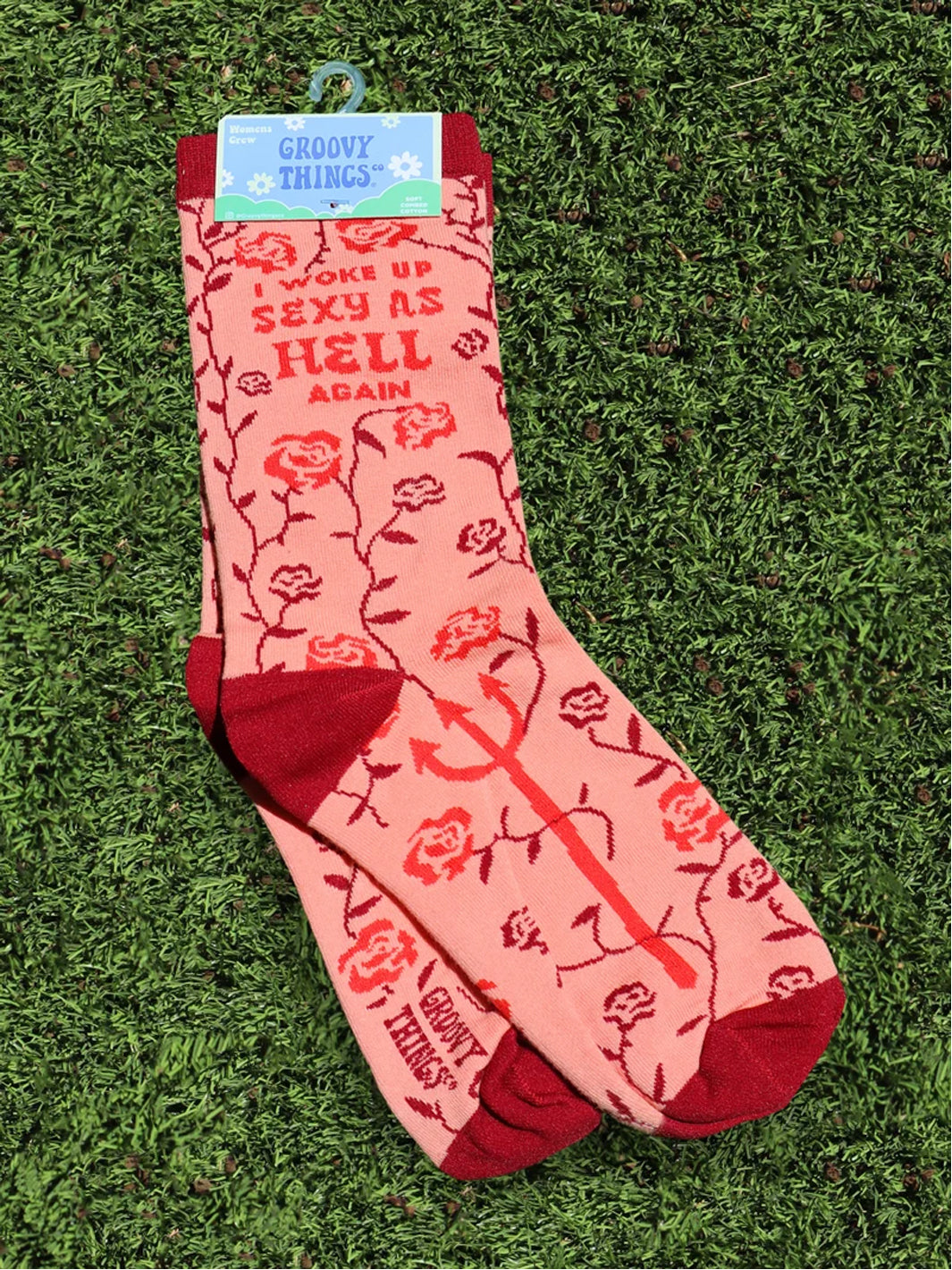 I WOKE UP SEXY AS HELL AGAIN SOCKS