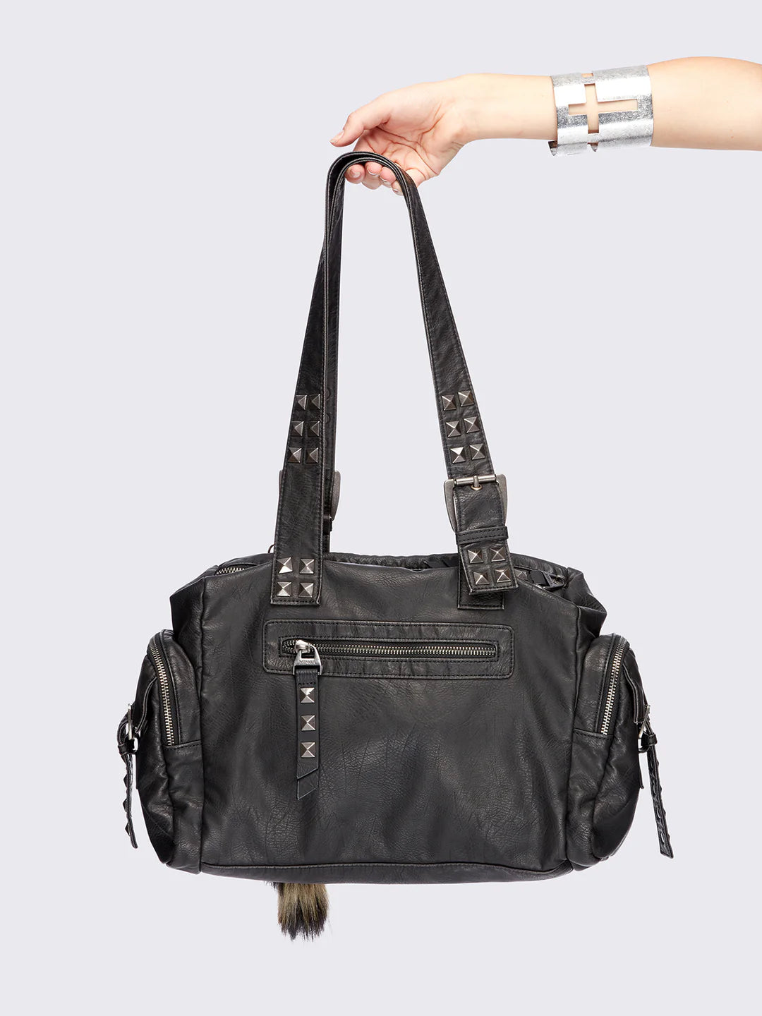 SHARP VEGAN SHOULDER BAG
