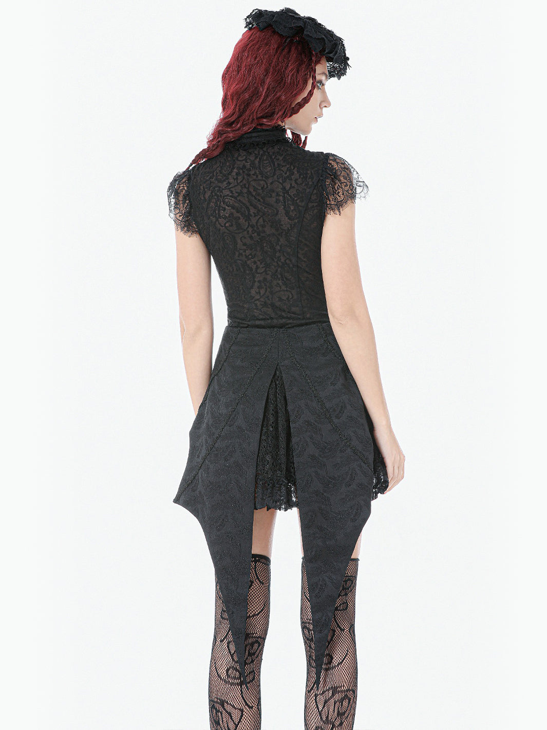 RAZOR RUFFLE MINI SKIRT