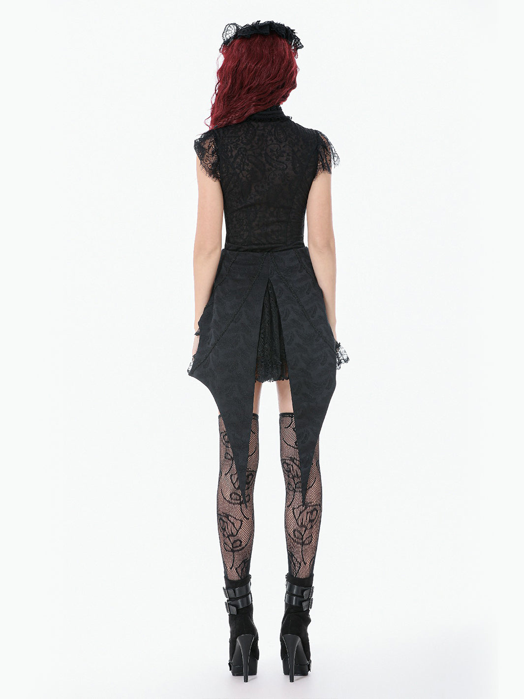 RAZOR RUFFLE MINI SKIRT