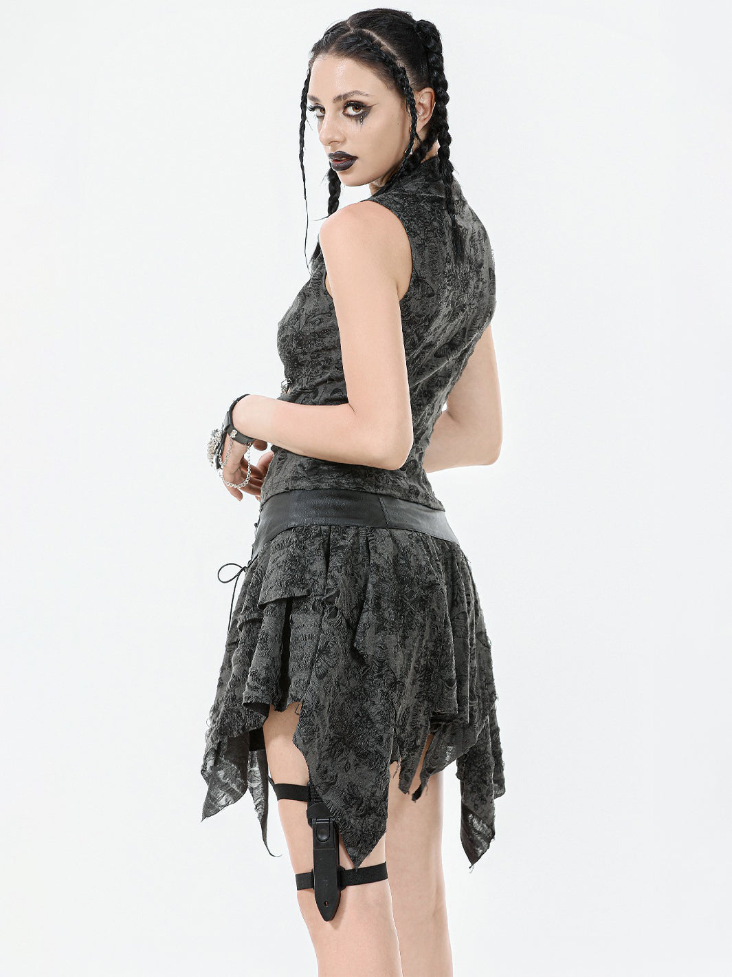 SHATTERED BUTTERFLY MINI SKIRT