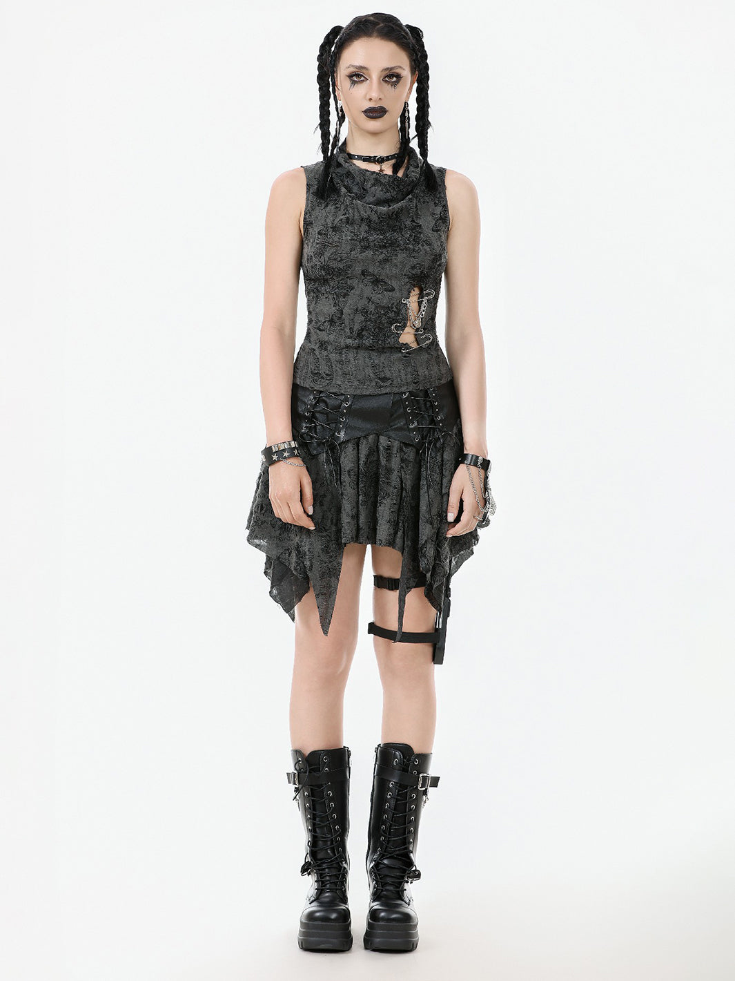 SHATTERED BUTTERFLY MINI SKIRT