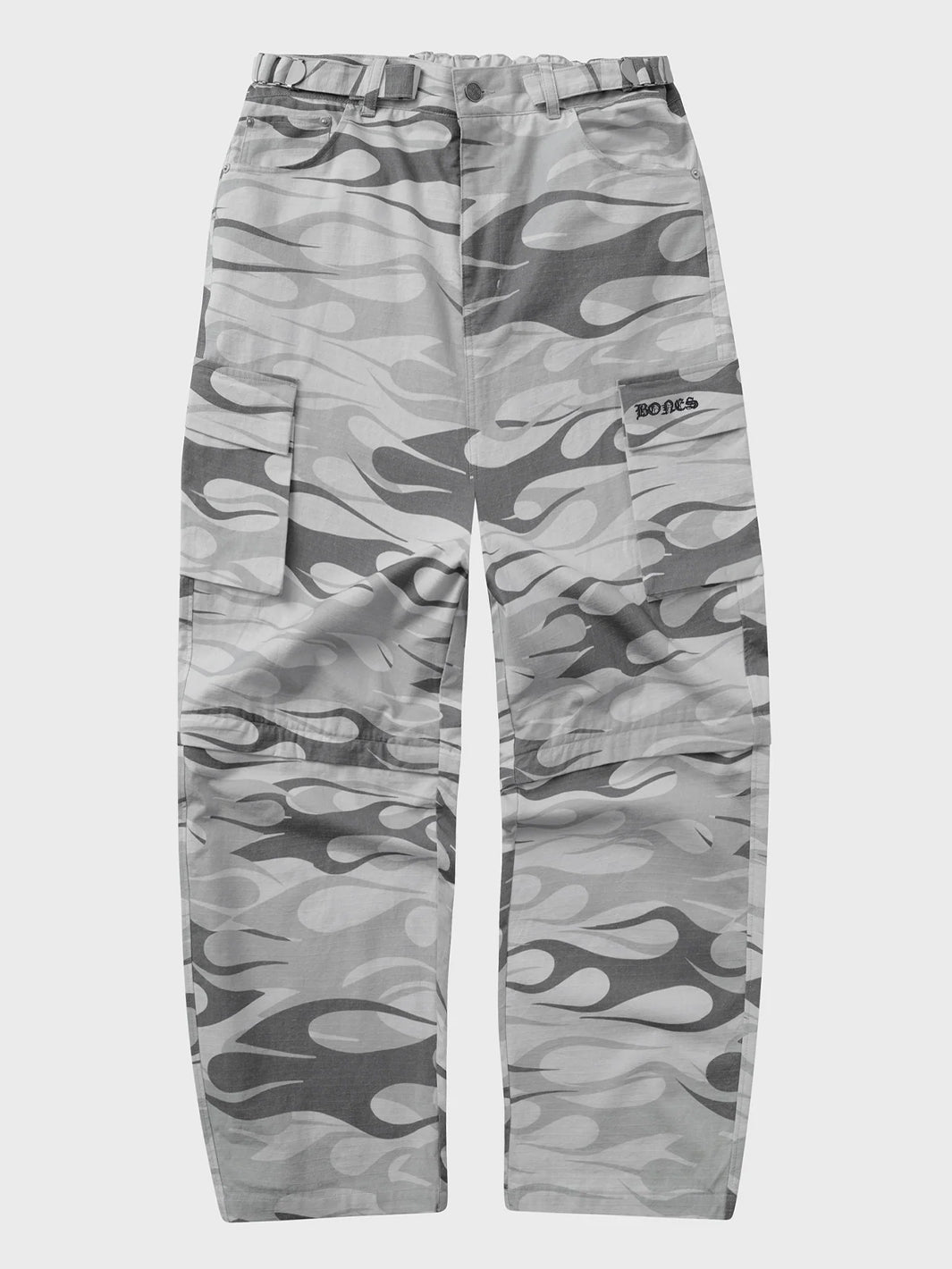 SNOW FLAME CONVERTIBLE PANTS - WHITE CAMO