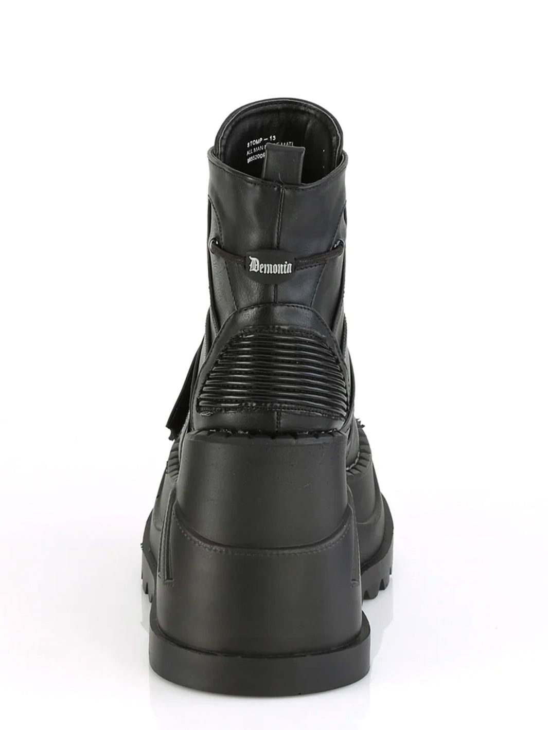 DEMONIA STOMP-13 - BLACK VEGAN LEATHER ✰ PRE ORDER ✰