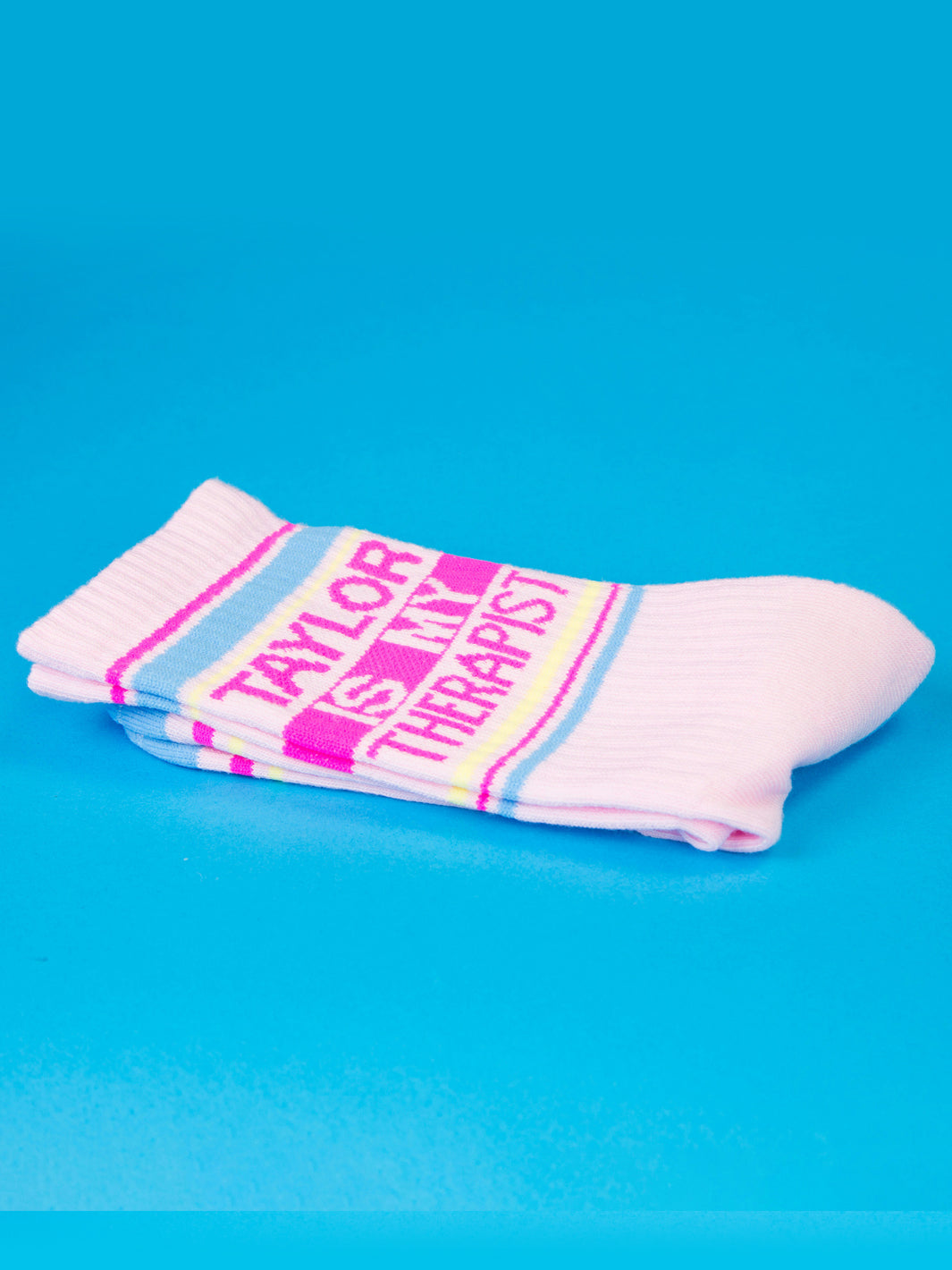 TAYLOR IS MY THERAPIST SOCKS