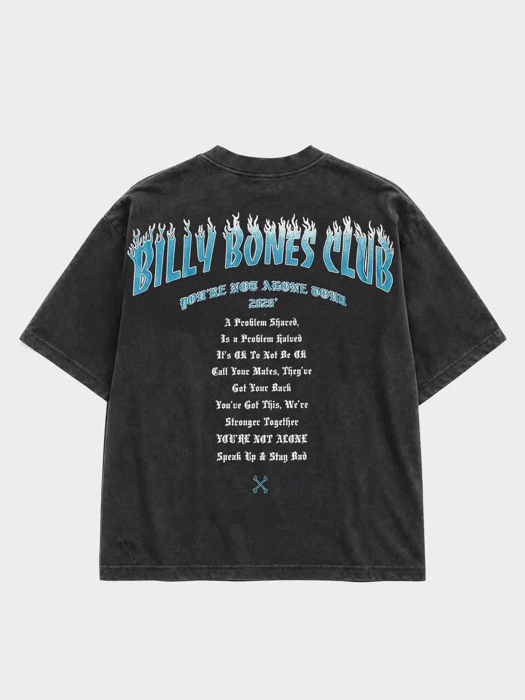 YOU'RE NOT ALONE TEE - VINTAGE BLACK