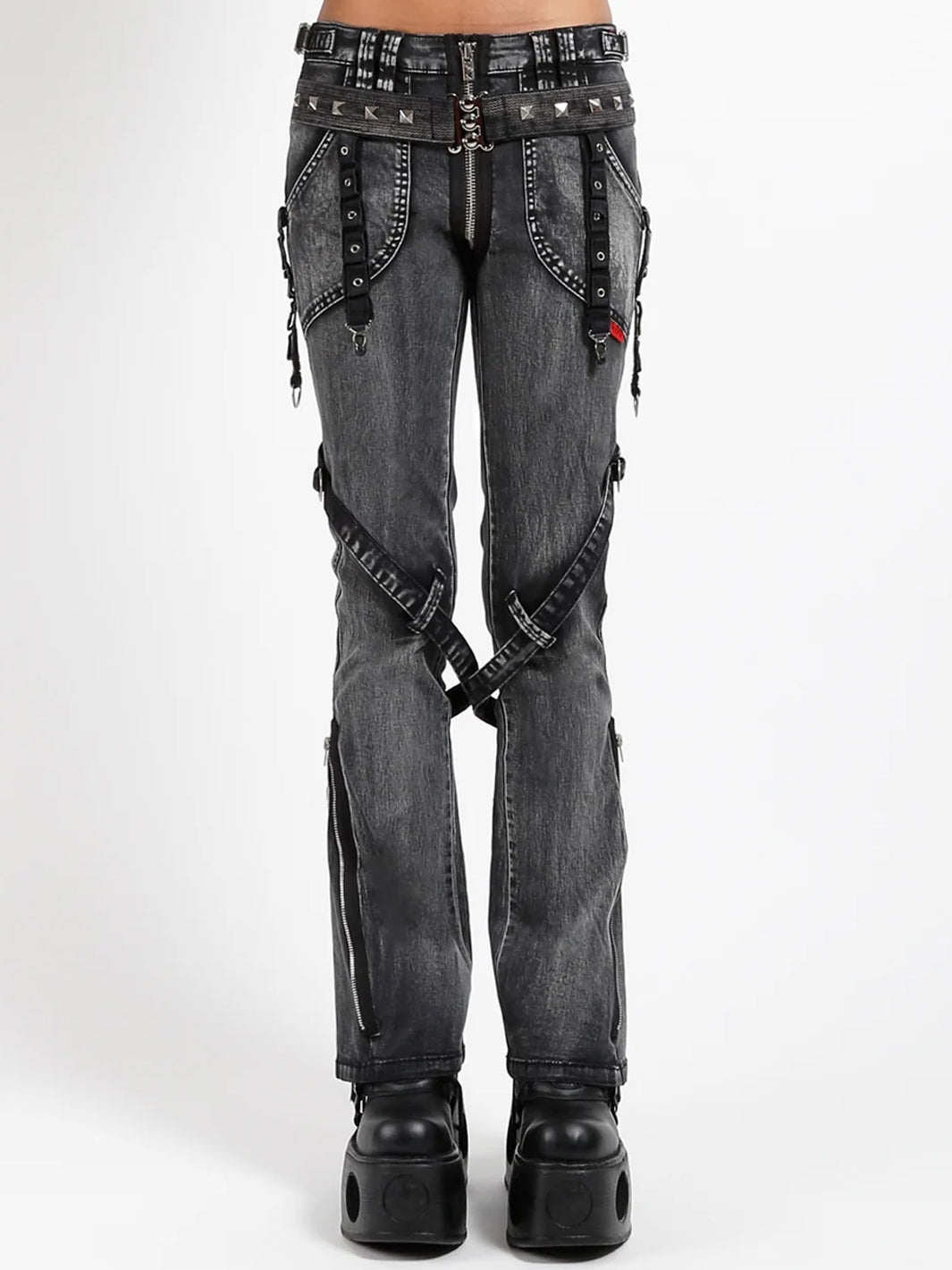 POWER BELT PANT BLACK - MECHANICAL WASH