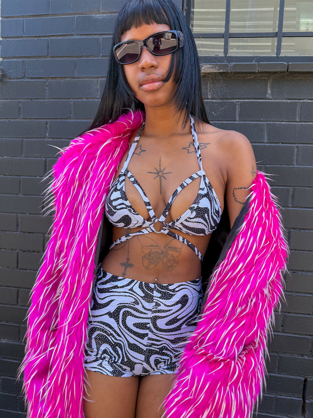 ROLLER BOOTY SHORTS - UP IN SMOKE