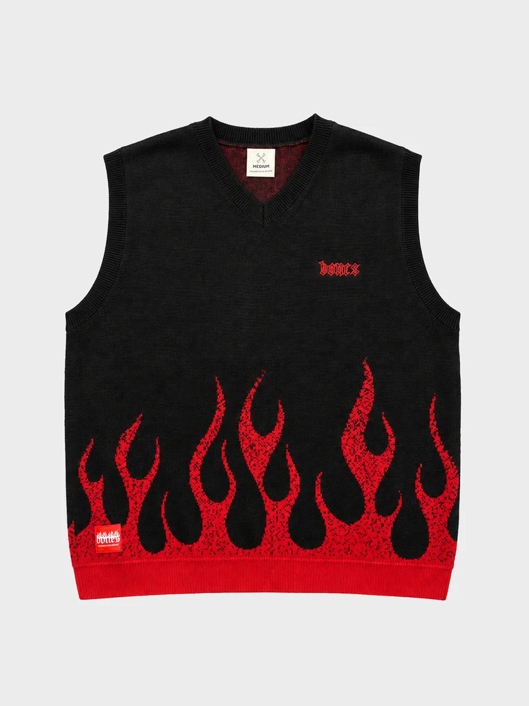 BURNER KNIT VEST - BLACK