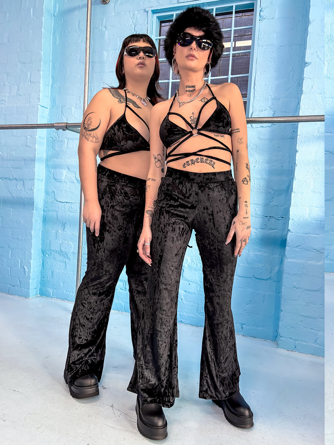 FLARES - BLACK VELVET