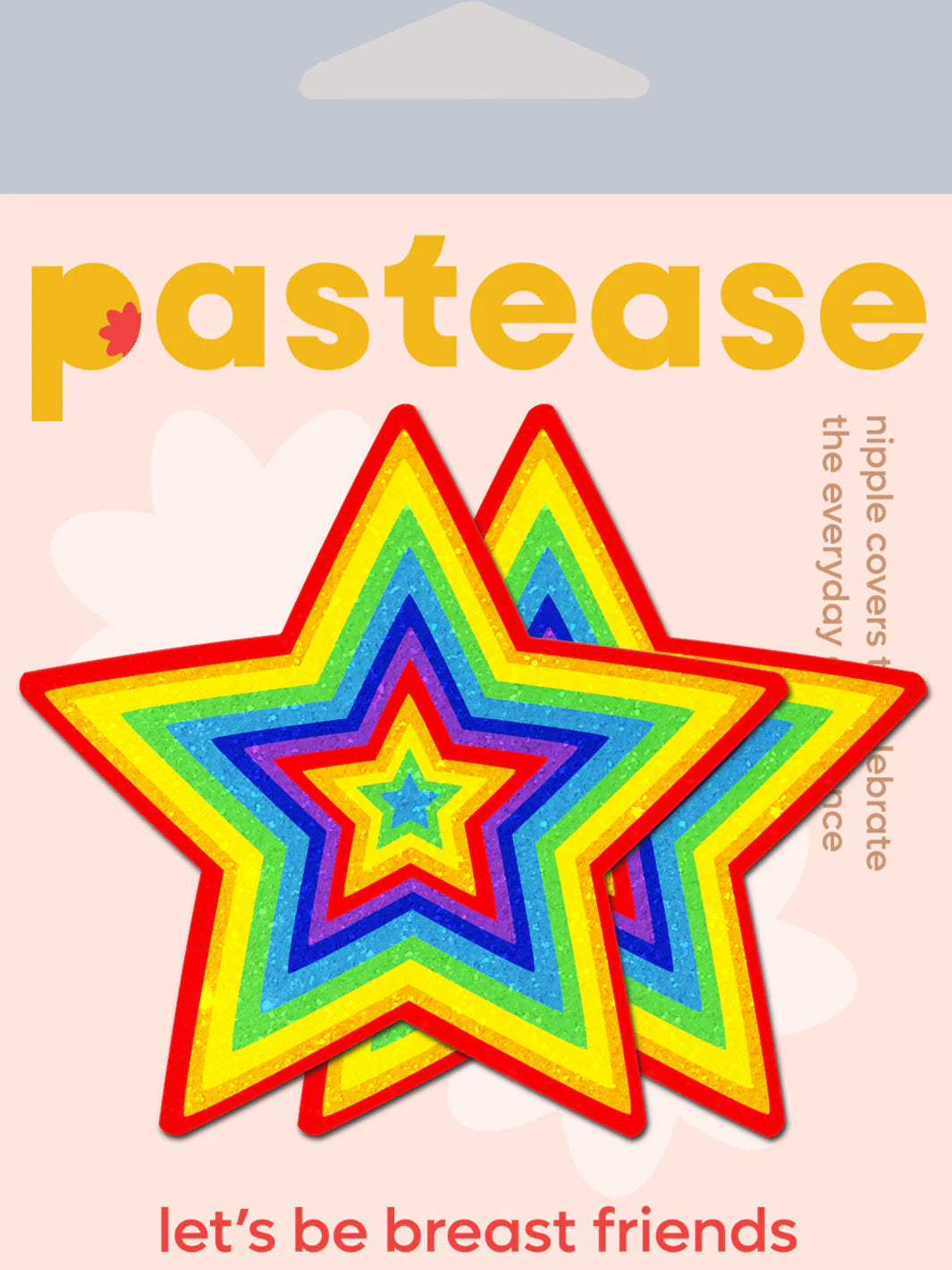 VELVET RAINBOW STAR NIPPLE PASTIES