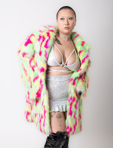 PARTY MONSTER FAUX FUR JACKET - MID LENGTH *MADE TO ORDER*