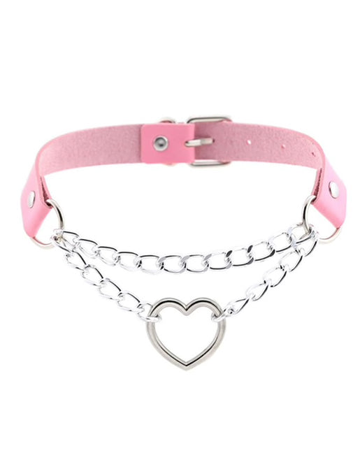 LOVED UP CHOKER - PINK