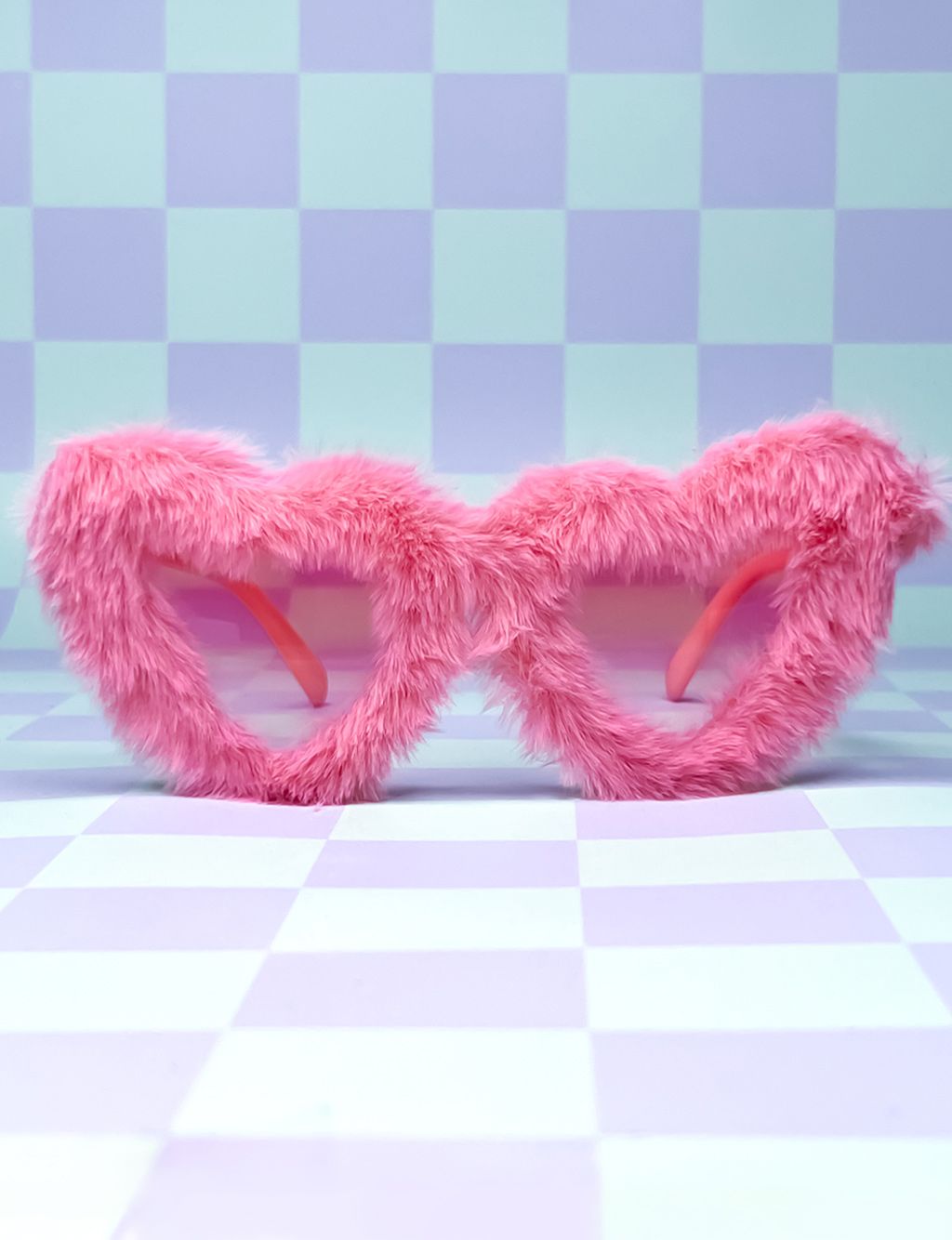 HEART ATTACK FUZZY SHADES - PINK