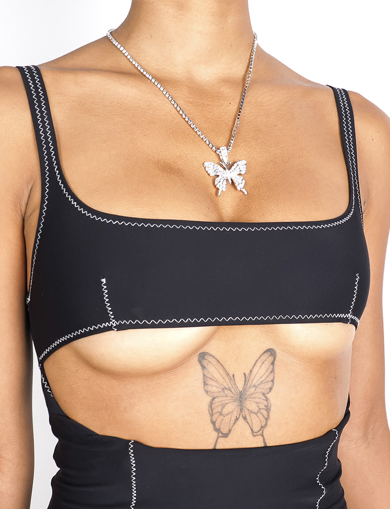 BUTTERFLY QUEEN DIAMONTE NECKLACE
