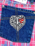 CAGED HEART PATCH