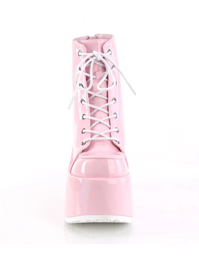 DEMONIA CAMEL-203 BOOTS - BABY PINK ✰ PRE ORDER ✰