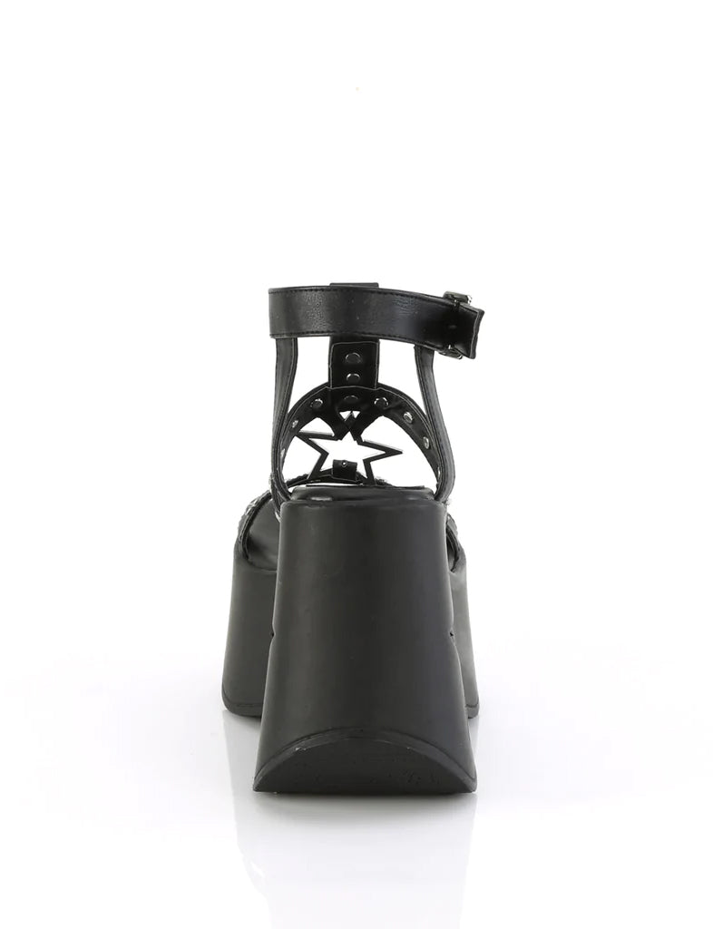 DEMONIA DYNAMITE-12 - BLACK VEGAN LEATHER ✰ PRE ORDER ✰