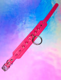 INTO THE UNKNOWN 2.0 CHOKER - HOT PINK