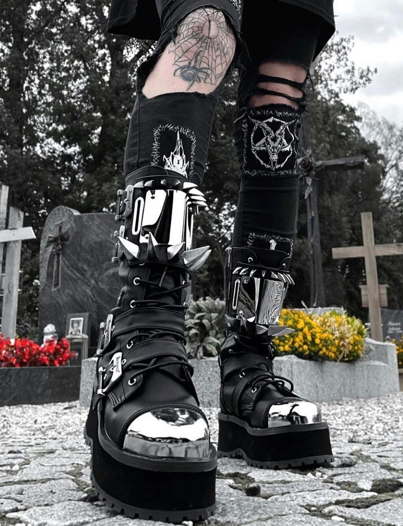 Demonia Gravedigger Demonia Boots Mens Gravedigger 250 Demonia
