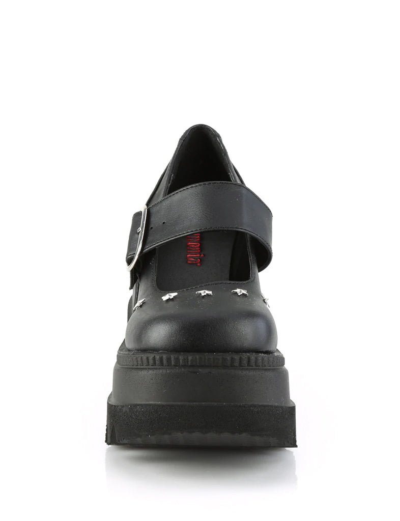 DEMONIA SHAKER-23 - BLACK VEGAN LEATHER ✰ PRE ORDER ✰